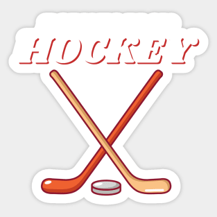 Born To Play Ice Hockey Sticker